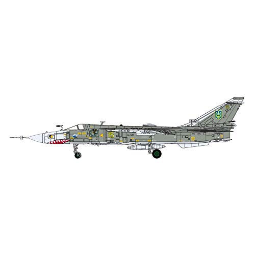 Calibre Wings Ukrainian Air Force SU-24MR YELLOW 15 1/72 Druckguss-Modellflugzeug von FloZ