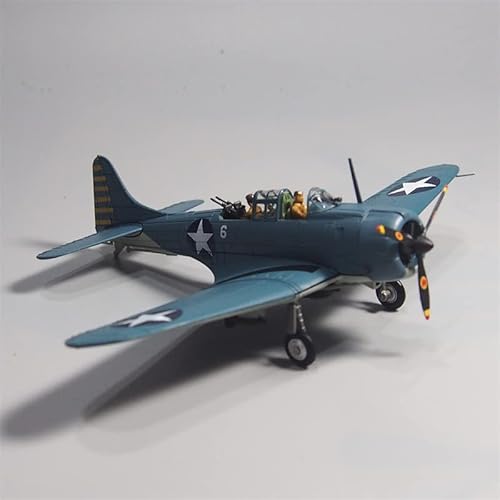 FLOZ WWII SBD Dauntless verbesserte Version mit Pilotentauchbomber Midway Sea Battle 1/72 Druckguss, vorgefertigtes Modell von FloZ