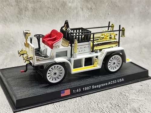 FloZ Für AMER 1907 für Seagrave AC53 USA Old Style Feuerwehrauto 1/43 LKW vorgebautes Modell von FloZ