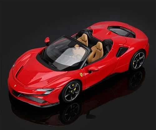 FloZ Für BBURAGO für Ferrari für SF90 für Stradale Cabrio Rot 1:18 Truck vorgebautes Modell von FloZ