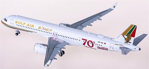 FloZ Für JC Wings für Gulf Air für Airbus A321neo A9C-NB 70th 1:400 Flugzeug vorgebautes Modell von FloZ