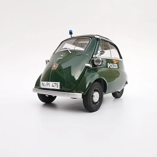 FloZ Für KENGFAI für BMW für Isetta Exp.Police Blackish Green 1:12 Truck Pre-Built Model von FloZ