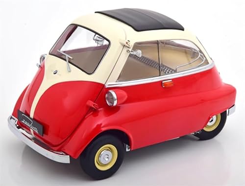 FloZ Für KK-Maßstab für BMW für Isetta für 250 1959 rot und weiß 1:12 Auto vorgebautes Modell von FloZ