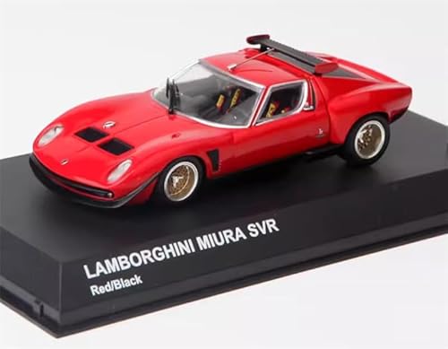 FloZ Für KYOSHO für Lamborghini für Miura für SVR Rot/Schwarz 1:43 Auto Vorbaumodell von FloZ