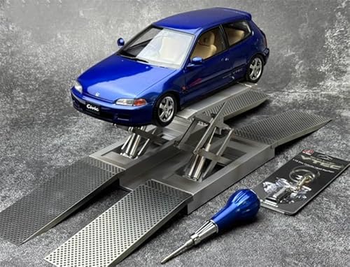 FloZ Für LCD-Modelle für Honda für Civic für SiR II für EG6 Blau 1:18 Auto Vorbaumodell von FloZ