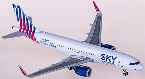 FloZ Für Phoenix für Sky Express für Airbus A320neo SX-IOG 1:400 Vorkonstruiertes Flugzeugmodell von FloZ