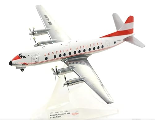 FloZ für Herpa for Austrian Airlines Vickers Viscount 800 OE-LAH 1:200 Flugzeug Vorgebautes Modell von FloZ