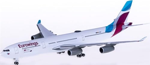 FloZ für Herpa für Eurowings für Airbus A340-300 OO-SCW BIZclass an Bord 1:500 Flugzeug vorgebautes Modell von FloZ