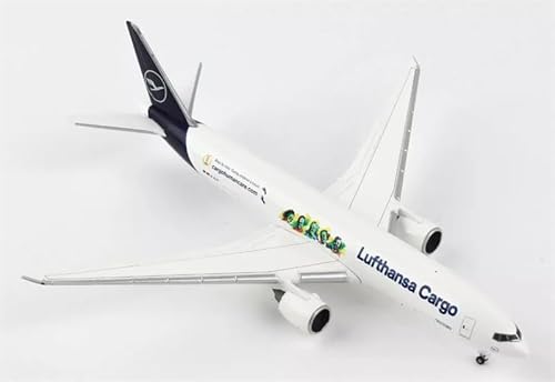 FloZ für Herpa für Lufthansa Cargo für Boeing 777-200F D-ALFI Cargo Human Care 1:500 Flugzeug vorgebautes Modell von FloZ