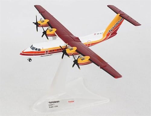 FloZ für Herpa für Tirolean Airways De für Havilland Kanada für DHC-7 OE-HLT 1:200 Flugzeug Vorgebautes Modell von FloZ