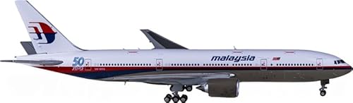 FloZ für JC Wings für Malaysia Airlines für Boeing 777-200 9M-MRB 50 Jahre 1:400 Flugzeug vorgebautes Modell von FloZ