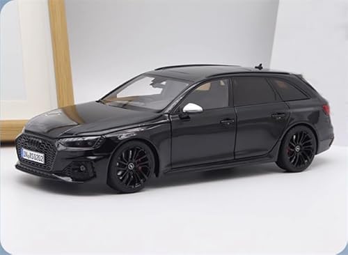 FloZ für Kiloworks für Audi für RS4 (für B9) für Avant 2022 Schwarz Limited Edition 1:18 Auto Vorgebautes Modell von FloZ