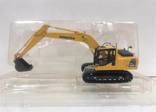 FloZ für Komatsu für pc200-8 Hydraulikbagger mit Metallschienen, schwarzer Eimer, 1:50, LKW, vorgebautes Modell von FloZ