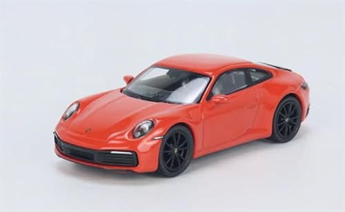 FloZ für MINIGT für Porsch für 911 (für 992) 4S für GT Orange Linkslenker 1:64 Auto vorgebaut Modell von FloZ