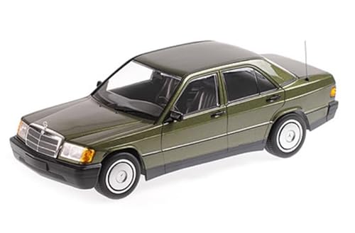 FloZ für Minichamps für Mercedes für Benz für 190E für W201 1982 Metallic Grün 1:18 Auto Vorgebautes Modell von FloZ