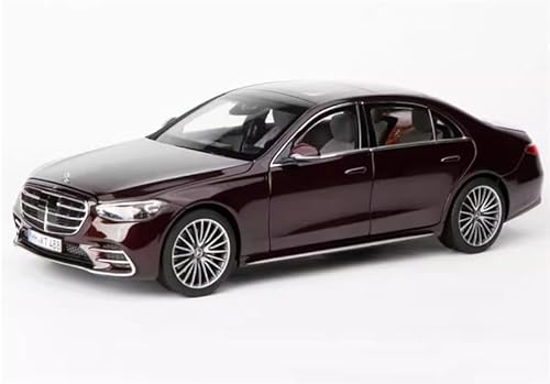 FloZ für NOREV für Mercedes für Benz für S-Klasse für AMG-Line 2021 rot 1:18 Auto vorgebautes Modell von FloZ