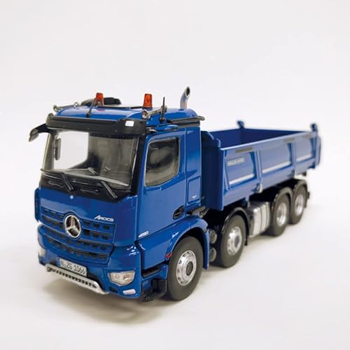 FloZ für NZG für Mercedes für Benz Arocs 8x4 Meiller Kipper blau 1/50 LKW vorgebautes Modell von FloZ