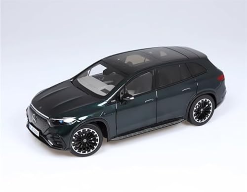 FloZ für NZG für Mercedes für Benz für EQS New Energy Pure Electric SUV Edition Smaragdgrün 1:18 Auto Vorgebautes Modell von FloZ