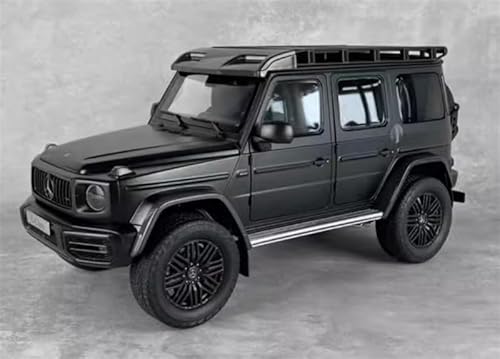 FloZ für NZG für Mercedes für Benz für G63 4X4 für W463 Off Road Edition 2023 Dark Night Black 1:12 Auto Vorgebautes Modell von FloZ