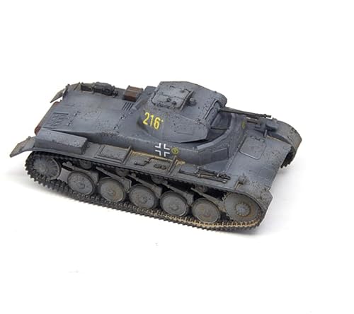 FloZ Panzer II Typ C Nr. 216 1:72 Sammlerstück, Vorgebaut und vorlackiert, Gepanzertes Kampffahrzeug, Militärfahrzeug, Für Erwachsene Hobbyisten und Sammler, Männer, Ab 16 Jahren von FloZ