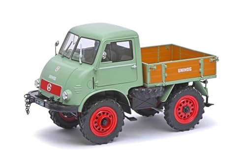 FloZ für Schuco für Mercedes für Benz für Unimog U401 Truck Grün 1:18 LKW Vorbaumodell von FloZ