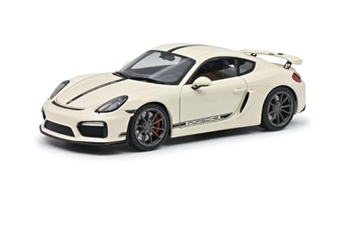 FloZ für Schuco für Porsche für 911 für Cayman für GT4 Coupe Off White 1:18 Auto Vorbaumodell von FloZ