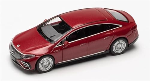 FloZ für herpa für Mercedes für Benz für S-Klasse Limousine für EQS Metalllack Hyazinthe rot 1/87 LKW Vorbaumodell von FloZ