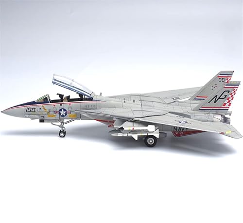 Für Calibre Wings F-14A VF-211 Fighting Checkmates 1/72 Druckguss-Flugzeug, vorgebautes Modell von FloZ