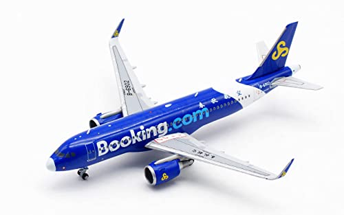 Für JC Wings für Spring Airlines Booking com A320 B-6902 1?400 Druckguss, vorgefertigtes Modell von FloZ