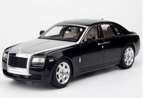 Für Kyosho für Rolls für Royce für RR für Ghost Schwarz und Silber, zweifarbig, 1:18, LKW, vorgefertigtes Modell von FloZ