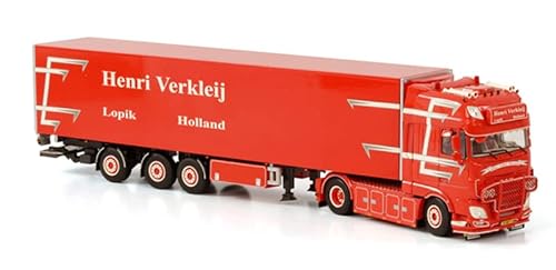 Für WSI DAF XF Super Space CAB MY2017 4X2 Kühlanhänger – 3 Achsen für Henri Verkleij 1:50 Druckguss, vormontiertes Modell von FloZ