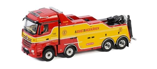 Für WSI für Mercedes für Benz AROCS MP4 Stream Space 8X4 FALKOM für ASSISTANCEKAREN 1:50 DIECAST Truck Vorgebautes Modell von FloZ