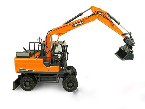 Für Doosan DX160W Radbagger 1/50 Druckguss-Modell, fertiges Auto, LKW von FloZ