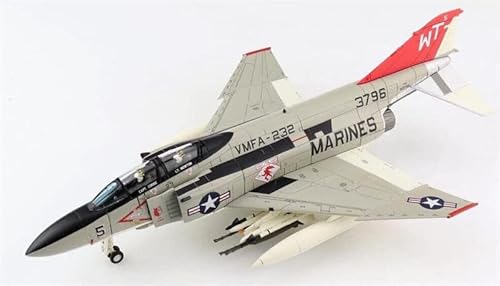 Hobby Master für Mcdonnell Douglas F-4J Phantom II 153833, VMFA-232 Red Devils, US Marines, 1977 1:72 Druckguss, Flugzeug, vormontiertes Modell von FloZ