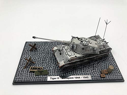 Hot Blood WWII German Tiger II -Budapest 1944-1945 1/72 Druckguss-Modellpanzer von FloZ