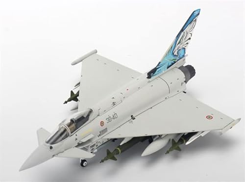 JC Wings EuroFighter EF-2000 Typhoon ltalian Air Force, 351. Flug, XLL Squadron, Tiger Meet, 2018 1/72 Druckguss, vormontiertes Modell von FloZ