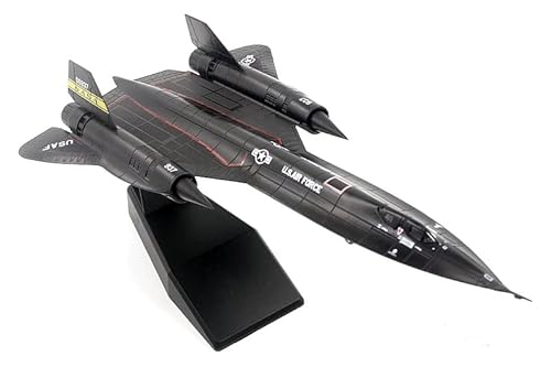 Lockheed YF-12 NASA Test led to SR-71 Blackbird 1/144 diecast w/ABS Model Plane von FloZ