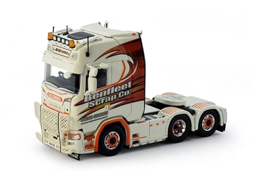 Tekno für Scania NextGen S Series 6x2 Space Cab Benfleet Schrott 1/50 Druckguss Truck vorgebaut Modell von FloZ