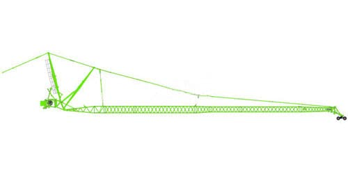 WSI for LIEBHERR LTM 1500 JIB Green Extend Parts 1/50 DIECAST Truck Pre-Built Model von FloZ