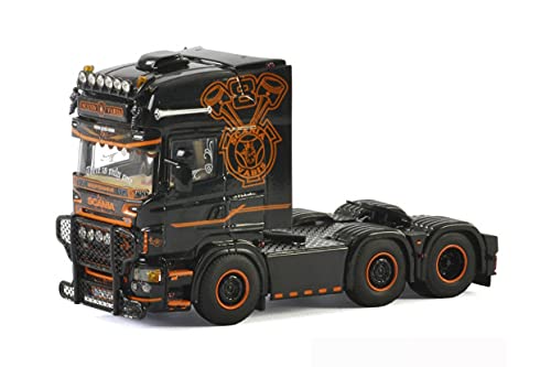 FloZ WSI für Scania R5 Topline 6x2 Twin Steer Space Cab 1/50 Druckguss-Modell, fertiger LKW von FloZ