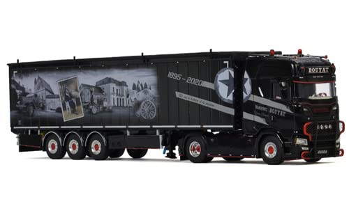 WSI für Scania S Highline CS20H 4X2 Volumenanhänger – 3-Achsen-Transports, Bouyat 1/50 Druckguss, vorgefertigtes Modell von FloZ