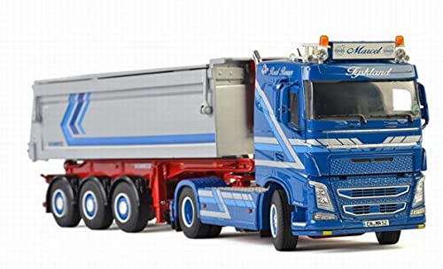 WSI für Volvo FH4 Sleeper CAB 4x2 Kipper Anhänger für Augst Baustoffe 1/50 Druckguss Modell-LKW von FloZ