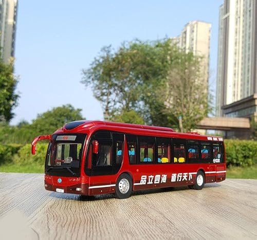 YANGTSE für Diesel Version Bus Rot 1/42 Druckguss Truck Vorbaumodell von FloZ