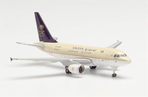 für Herpa for Saudia Royal Flight für Airbus A318 HZ-AS99 1:500 Flugzeug Vorgebautes Modell von FloZ