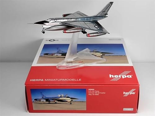 für Herpa für U.S. Air Force für Convair XB-58 Hustler 55-0660 1:200 Flugzeug vorgebautes Modell von FloZ