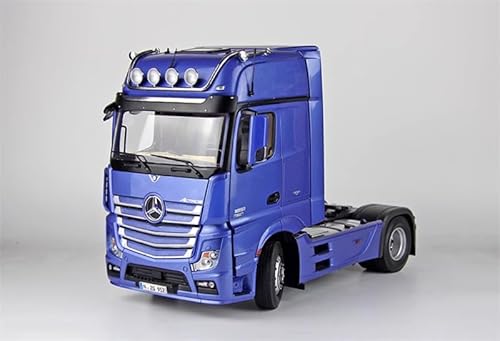 für NZG für Mercedes für Benz für ACTROS FH25 GIGASPACE 4X2 LKW Traktor blau 1:18 LKW vorgebautes Modell von FloZ