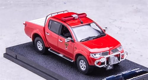 für Vitesse für Mitsubishi für Pajero für L200 Macau Feuerwehr Pick-Up 1:43 Auto Vorgebautes Modell von FloZ