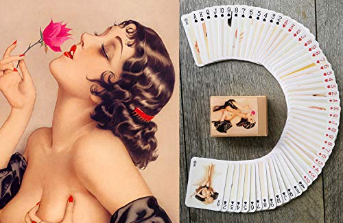 FlonzGift Pinup Girls Kartenspielen (Poker 54 Karten alle Anders) Vintage Retro Classic Pin Up Girls by Alberto Vargas von FLONZGIFT