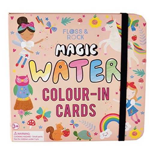 FLOSS & ROCK FLS40P3604 - MAGIC WATER COLOUR-IN CARDS RAINBOW FAIRY von Floss & Rock