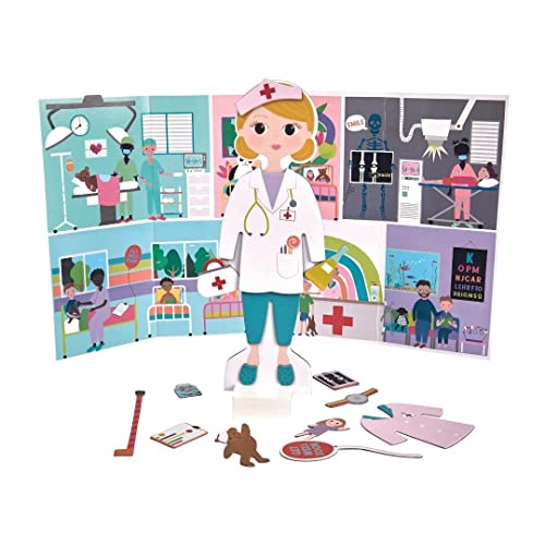 FLOSS & ROCK FLS44P6442 - FLORENCE MAGNETIC DRESS UP DOLL von Floss & Rock